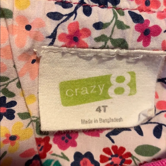 crazy 8 pink moto jacket. Size 4T - Picture 9 of 10